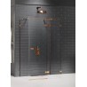 New Trendy Avexa Copper Kabina Prostokątna Przyścienna P 110x110x200 Przezroczyste 6mm Active Shield (EXK-3742)