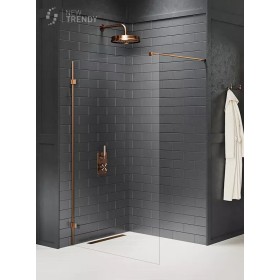New Trendy Avexa Copper Kabina Walk-In 140x200 Przezroczyste 6mm Active Shield (EXK-3759)