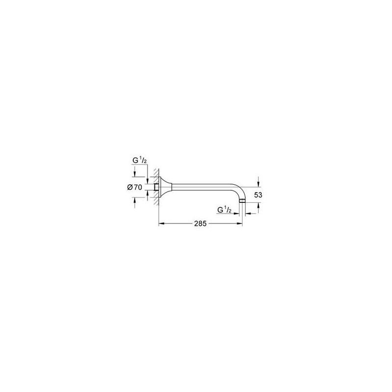 Grohe Rainshower Grandera Ramię Prysznica 27986000