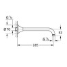 Grohe Rainshower Grandera Ramię Prysznica 27986000