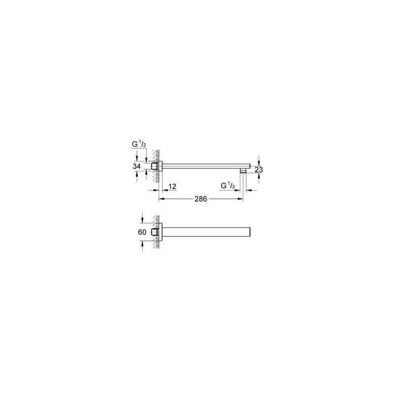 Grohe Rainshower Ramię Prysznica 27709000