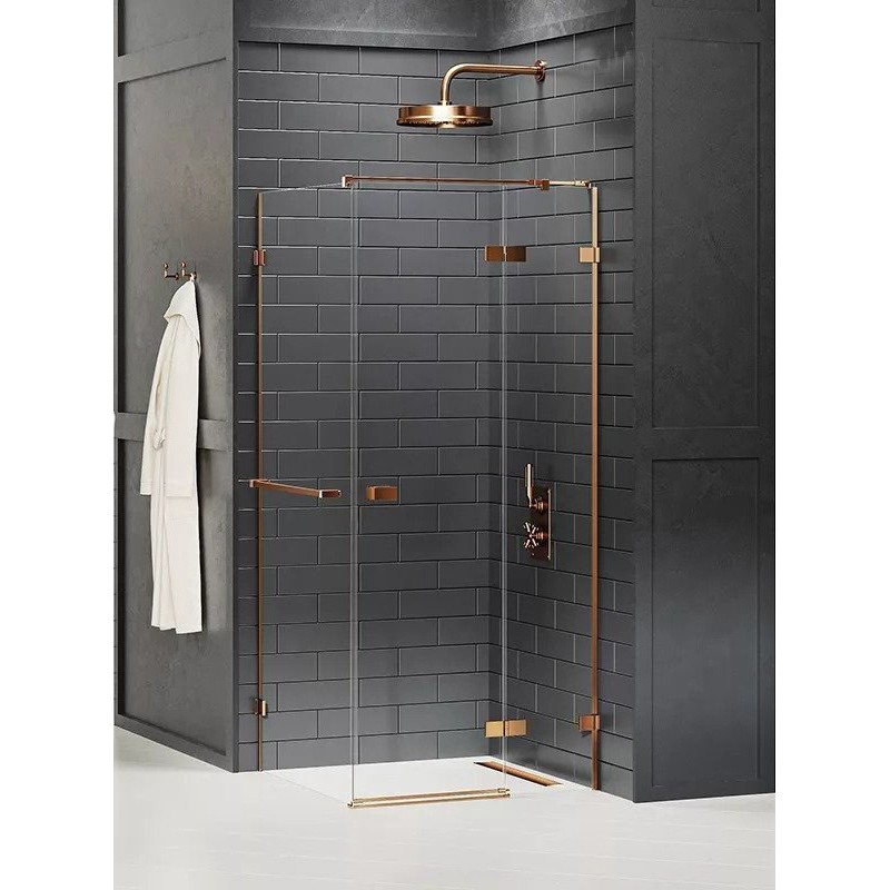 New Trendy Avexa Copper Kabina Prostokątna P 90x120x200 Przezroczyste 6mm Active Shield (EXK-3646)