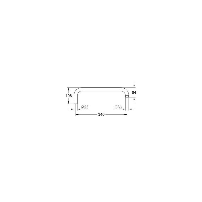 Grohe Rainshower Ramię Prysznica 14014000