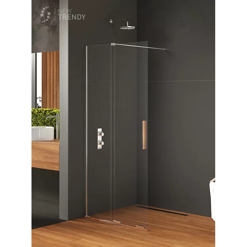 New Trendy Smart Kabina Walk-In 130x200 Przezroczyste 8mm Active Shield (EXK-4090)