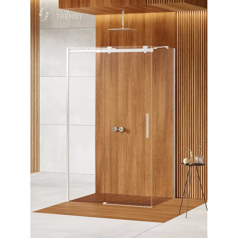New Trendy Softi Kabina Prostokątna Przyścienna 120x80x200 Przezroczyste 8mm Active Shield (EXK-3941)