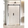 New Trendy Softi Black Drzwi Prysznicowe 150x200 Przezroczyste 8mm Active Shield (EXK-3955)