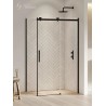 New Trendy Softi Black Kabina Prostokątna 140x100x200 Przezroczyste 8mm Active Shield (EXK-3987)