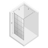 New Trendy New Modus White Kabina Walk-In U 120x200 Przezroczyste 8mm Kratka Active Shield (EXK-2216)