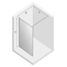 New Trendy New Modus White Kabina Walk-In U 120x200 Przezroczyste 8mm Ramka Active Shield (EXK-2226)