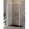 New Trendy New Modus White Kabina Walk-In U 120x200 Przezroczyste 8mm Ramka Active Shield (EXK-2226)