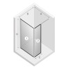 New Trendy New Modus White Ścianka Prysznicowa 1 Walk-In Zestaw 110x200 cm Szkło Przezroczyste Ramka (EXK-2250)