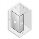 New Trendy New Modus White Ścianka Prysznicowa 1 Walk-In Zestaw 130x200 cm Szkło czyste Ramka (EXK-2252)