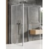 New Trendy Prime Kabina Prostokątna Przyścienna L 100x110x200 Przezroczyste 6mm Active Shield (K-1576)