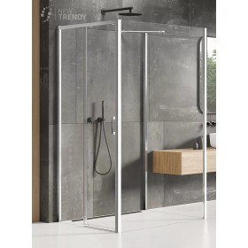 New Trendy Prime Kabina Prostokątna Przyścienna L 120x90x200 Przezroczyste 6mm Active Shield (K-0878)