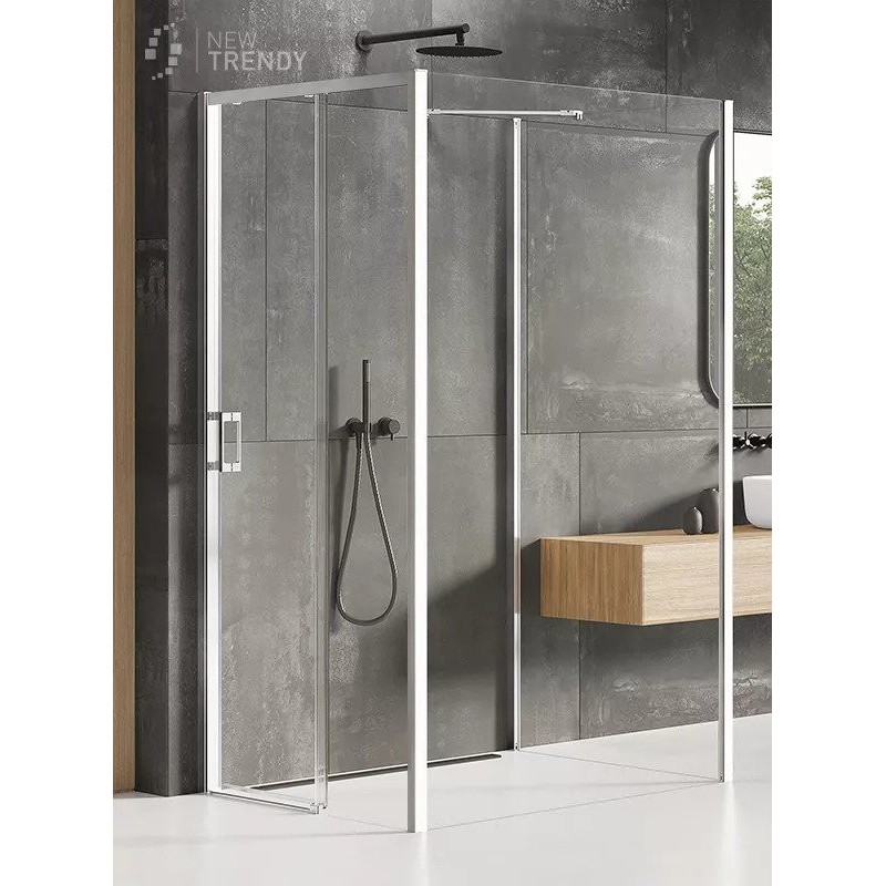 New Trendy Prime Kabina Prostokątna Przyścienna P 110x90x200 Przezroczyste 6mm Active Shield (K-1270)