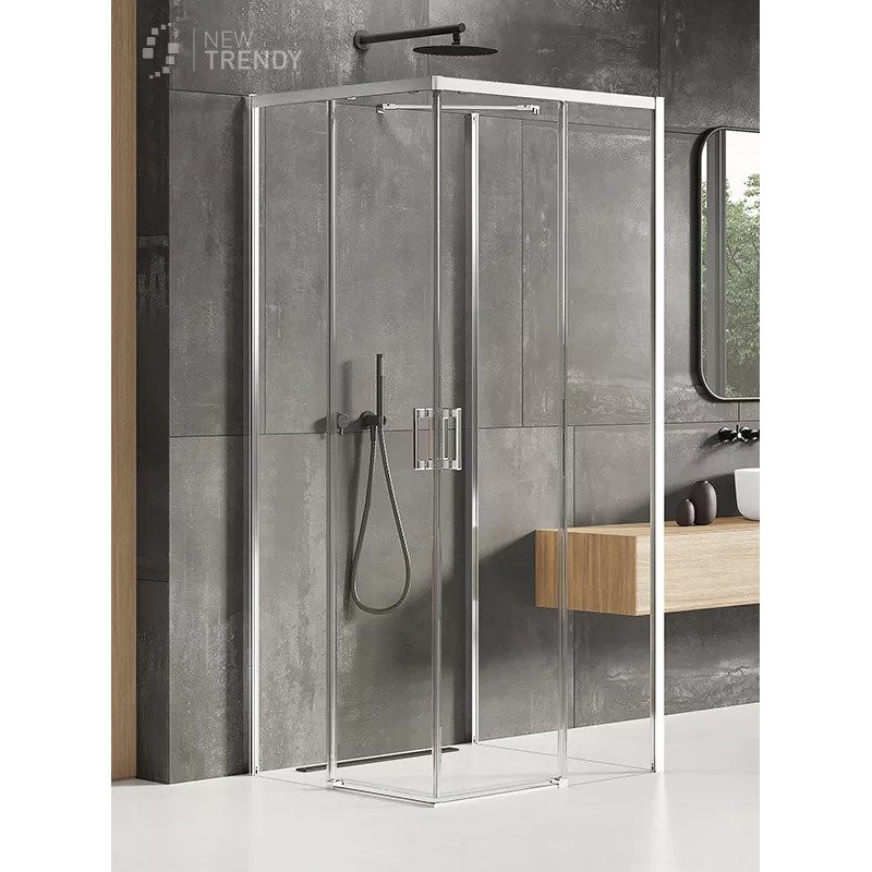 New Trendy Prime Kabina Prostokątna Przyścienna P 90x70x200 2D Przezroczyste 6mm Active Shield (K-1519)