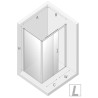 New Trendy Prime Black Kabina Prostokątna Narożna L 120x70x200 Przezroczyste 6mm Active Shield (K-1284)