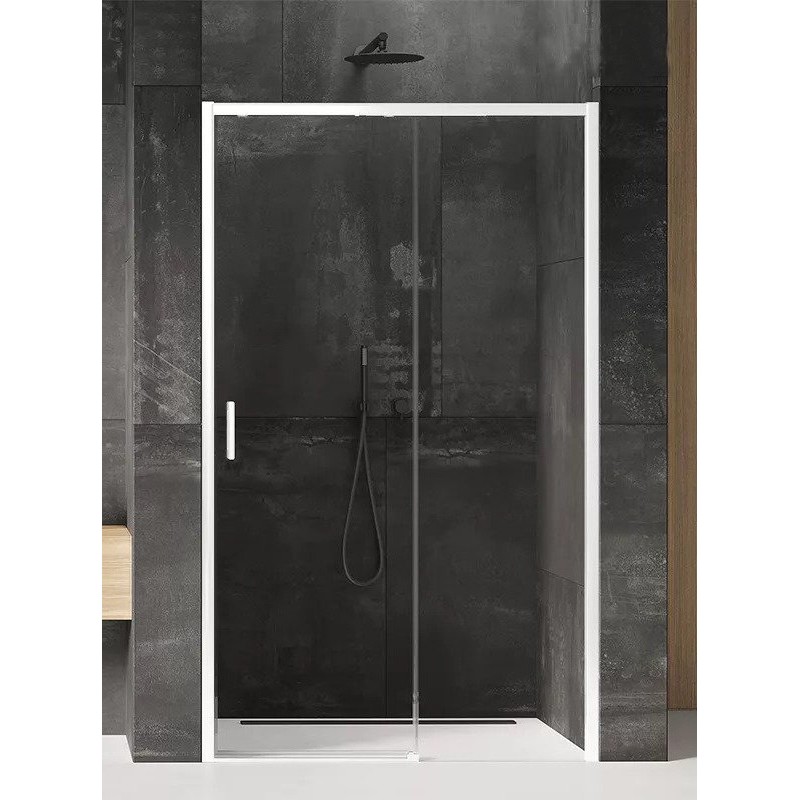 New Trendy Prime White Drzwi Prysznicowe P 120x200 Przezroczyste 6mm Active Shield (D-0405A)