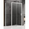 New Trendy Prime White Kabina Prostokątna Przyścienna L 160x80x200 Przezroczyste 6mm Active Shield (K-1381)