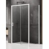 New Trendy Prime White Kabina Prostokątna Przyścienna P 130x70x200 Przezroczyste 6mm Active Shield (K-1396)