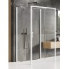 New Trendy Prime White Kabina Prostokątna Przyścienna P 130x80x200 Przezroczyste 6mm Active Shield (K-1045)