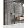 New Trendy Prime White Kabina Prostokątna Przyścienna P 80x100x200 Przezroczyste 6mm Active Shield (K-1536)