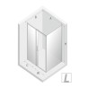 New Trendy Prime Light Gold Kabina Prostokątna L 100x90x200 Przezroczyste 6mm Active Shield (D-0420A/D-0224B)