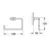 Grohe Essentials Cube Wieszak na ręcznik (40510001)