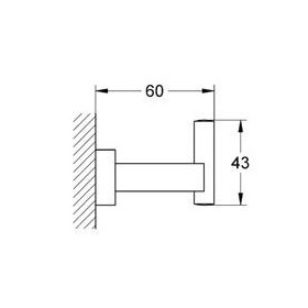 Grohe Essentials Cube Haczyk (40511001)