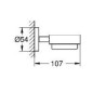 Grohe Essentials Uchwyt + Mydelniczka (40444001)
