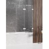 New Trendy Avexa White Parawan Nawannowy P 140x150 Przezroczyste 6mm Active Shield (EXK-2981)