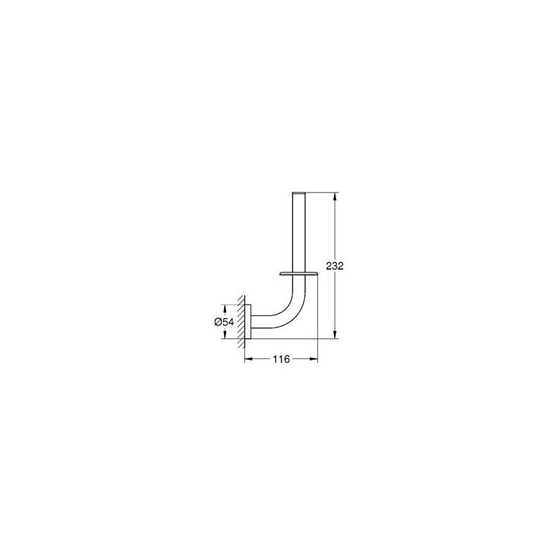 Grohe Essentials Uchwyt na zapas papieru (40385001)