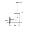 Grohe Essentials Uchwyt na zapas papieru (40385001)