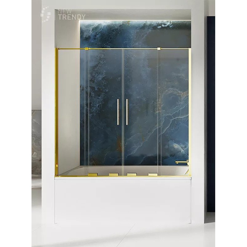 New Trendy Smart Light Gold Parawan Nawannowy 140x150 2D Przezroczyste 8mm Active Shield (EXK-4312)