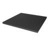 New Trendy Nex Brodzik Konglomeratowy Kwadratowy 100x100x3,5 antracyt Struktura (B-0502)