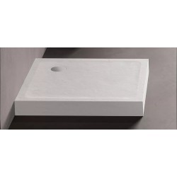 New Trendy Mild Stone Brodzik Akrylowy Kwadratowy 90x90x11,5 Biały (B-0521)