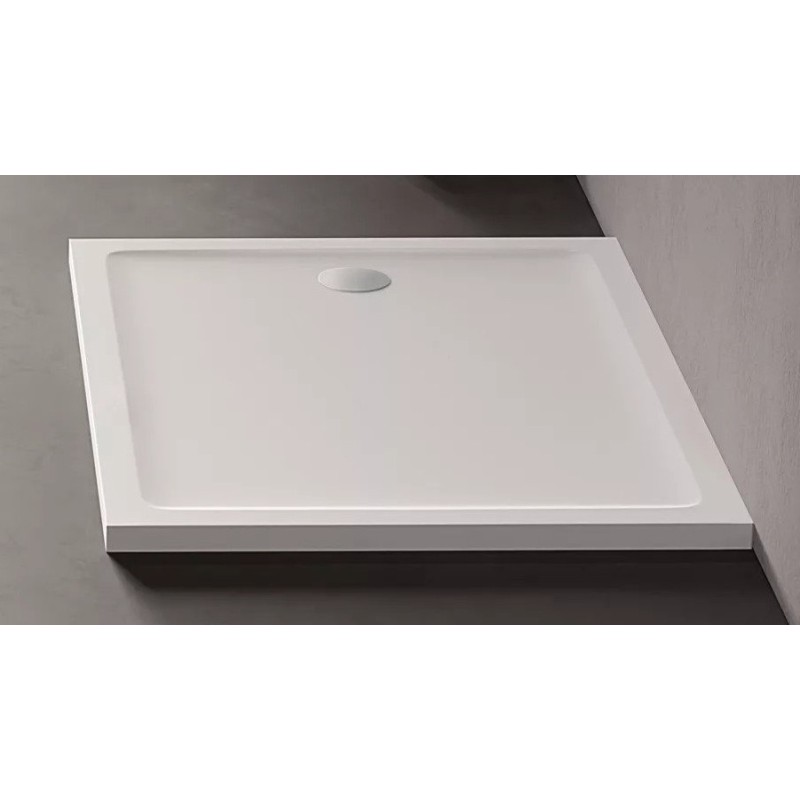 New Trendy Mild Brodzik Akrylowy Prostokątny 110x90x4,5 Biały (B-0639)