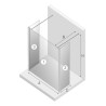 New Trendy New Modus White Kabina Walk-In 3 ścianki zestaw U 130x200 Przezroczyste 8mm Active Shield (EXK-2275)