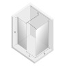 New Trendy New Modus White Kabina Walk-In 2 ścianki U 120x90x200 Przezroczyste 8mm (EXK-2291)