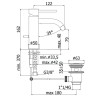 Paffoni Light Bateria umywalkowa (z korkiem clickclack) (LIG071KST)