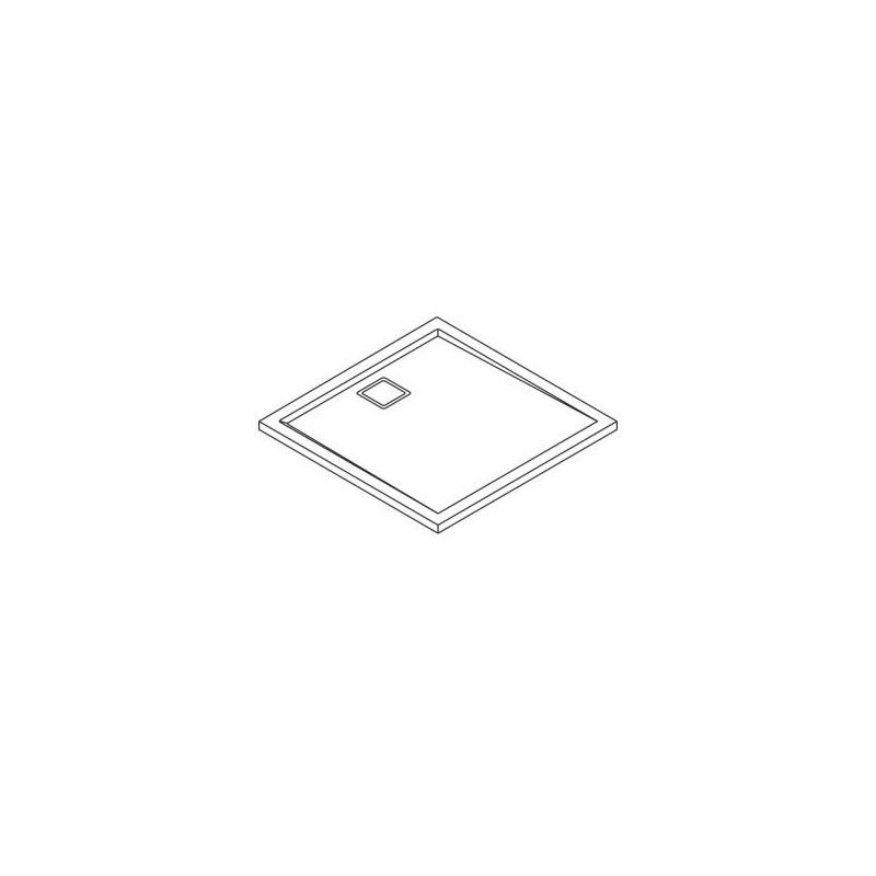 SanSwiss Livada Brodzik konglomeratowy kwadratowa W20Q 90x90 (W20Q09004)