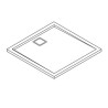 SanSwiss Livada Brodzik konglomeratowy kwadratowa W20Q 90x90 (W20Q09004)