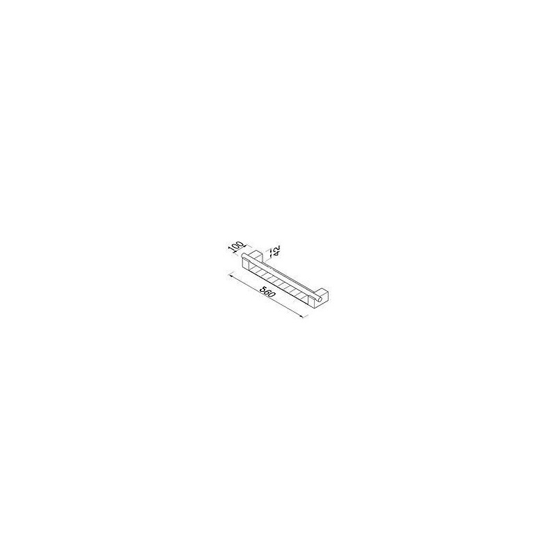 Geesa Nexx Półka Ażurowa Chrom  91-7514-02