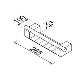 Geesa Nexx Koszyk pod Prysznic Chrom 91-7520-02