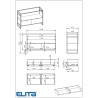 Elita Indus Szafka do stelaża Fume Matt 120 cm (RE011200077020)