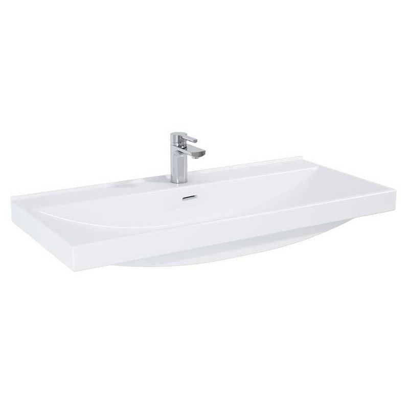 Elita Look Navy Blue Matt Szafka 2S z Umywalką Maxxi 100 cm (RE011000027030+RE041000078060)