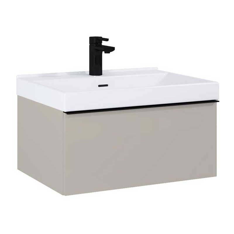 Elita Look Fume Matt Szafka Z Umywalką Skappa 60 cm (RE010603027020+RE040603068060)