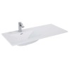 Elita Split White High Gloss Szafka Z umywalką Skappa 100 cm Lewa (RE011006158060+RE041004068060)