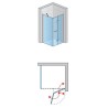 SanSwiss Solino SOLF1+SOLT1 Kabina prysznicowa P 90x80x200 cm chrom, Szkło Przezroczyste (SOLF1D0905007+SOLT108005007)