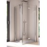 SanSwiss Solino SOLF1+SOLT1 Kabina prysznicowa P 90x80x200 cm chrom, Szkło Przezroczyste (SOLF1D0905007+SOLT108005007)